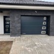 Sekcni vrata Delta + Creativ 308, barva Antracit, realizace 2019 Kolin