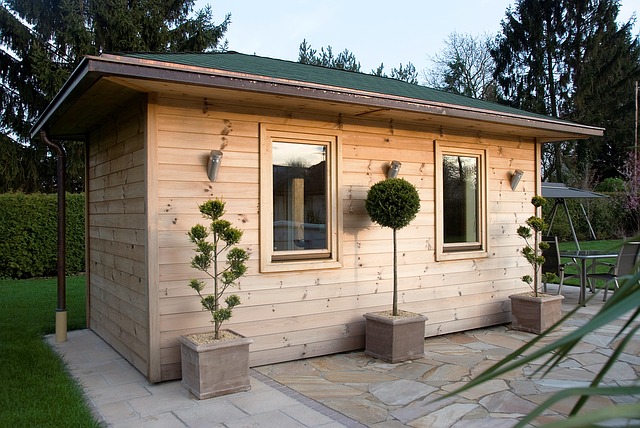 Příklad venkovní sauny