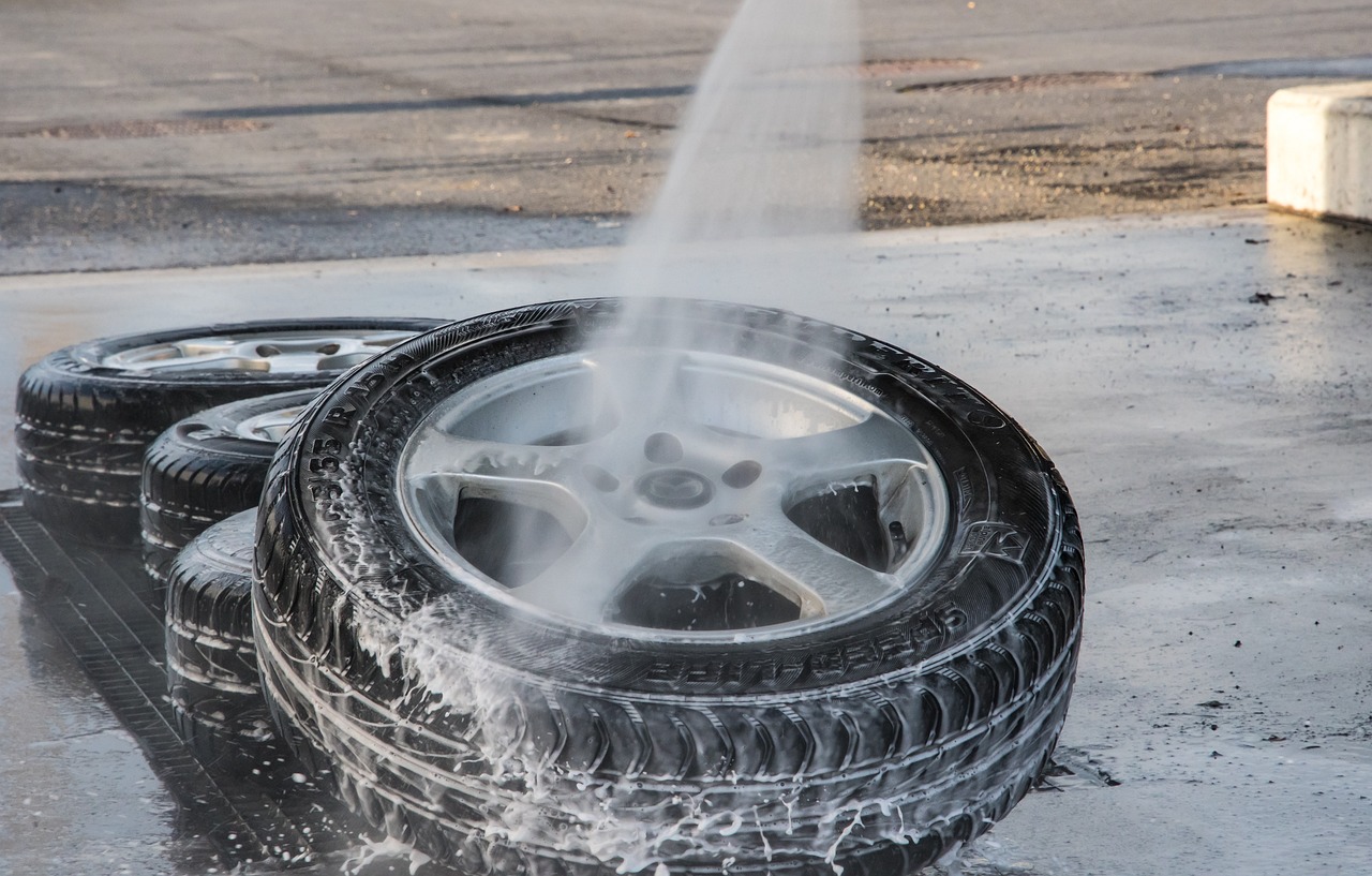 Dešťovou vodu využijete i pro mytí pneumatik
